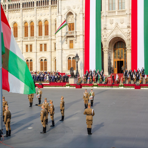 Szent István Napi Díszünnepség a Kossuth téren